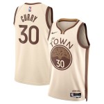 Maillot NBA Golden State Warriors Stephen Curry Nike 2025-26 City Edition Blanc Swingman - Homme